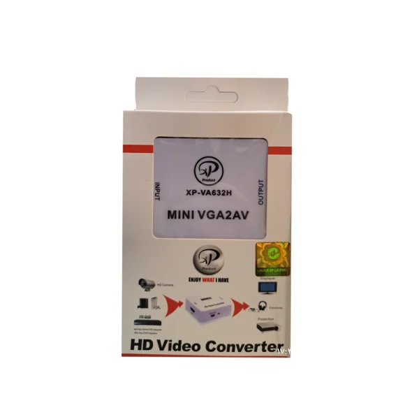 مبدل VGمبدل VGA به AV ایکس پی مدل XP-VA632HA به AV ایکس پی مدل XP-VA632H