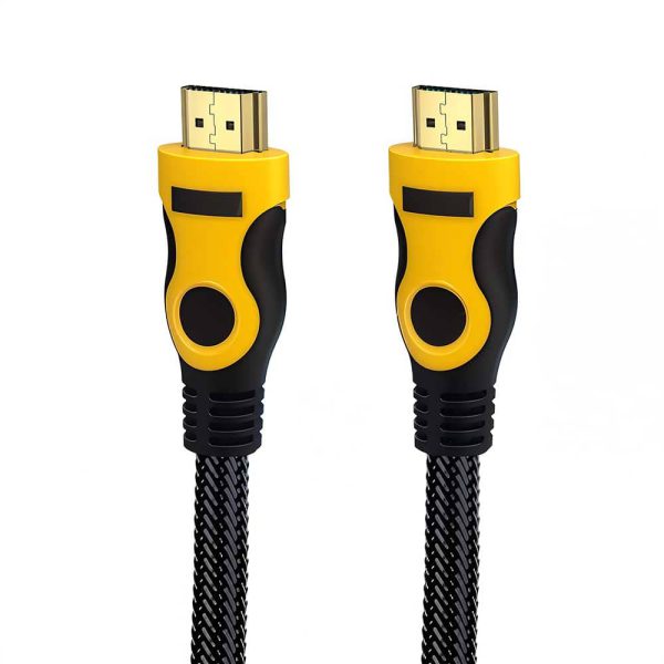 کابل HDMI Gray-Yellow – طول ۱۰ متر