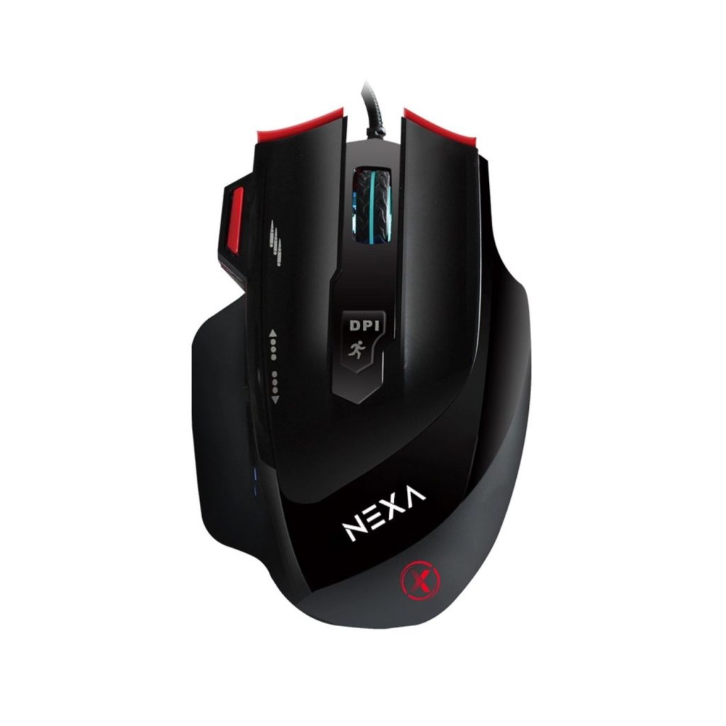 ماوس گیمینگ NEXA مدل M102 Gaming با نورپردازی رنگی و DPI 3600